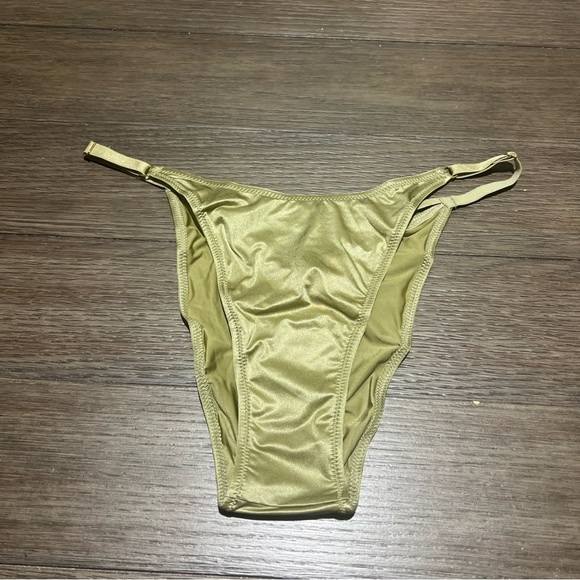 Victoria's Secret Very Sexy Panty Brazilian Strappy Olive Green Medium NWT - Picture 1 of 13